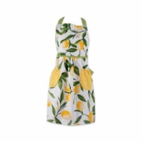 Design Imports CAMZ11655 Lemon Bliss Printed Apron