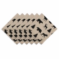 Design Imports CAMZ11671 Big Game Printed Napkin - Set of 6