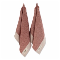 Design Imports CAMZ11674 Marsala Washed Waffle Dishtowel - Set of 2