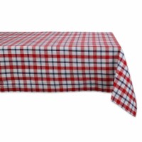 Design Imports CAMZ11719 60 x 84 in. American Plaid Tablecloth