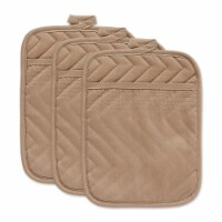 DII Stone Quilted Potholder Set/3