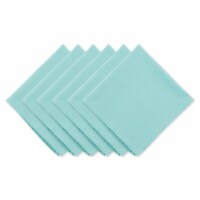 Design Imports CAMZ12285 DII Solid Napkin, Light Aqua - Set of 6