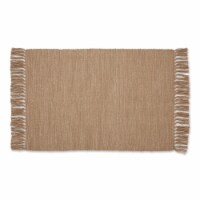 Design Imports CAMZ12597 2 x 3 ft. 2-Tone Ribbed Rug, Stone