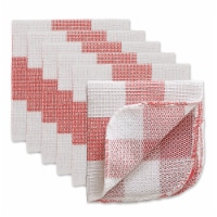 RED BUFFALO CHECK SCRUBBER DISHCLOTH SET/6