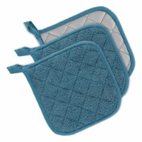 Storm Blue Terry Potholder (Set 3)