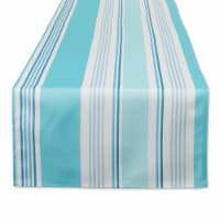 Dii Beach House Stripe Print Outdoor Table Runner
