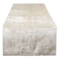 Cream Velvet Table Runner 14X108