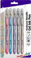 Pentel Arts 0.8-mm Sunburst Metallic Gel Ink Pens Perspective: Main