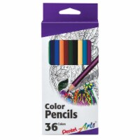 Pentel Arts Color Pencils Assorted Colors 36 CB8-36
