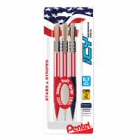 Pentel® Icy™ Stars and Stripes Mechanical Pencils Perspective: Main