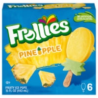Frollies Pineapple Fruity Ice Pops, 6 Count Perspective: Main