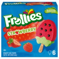 Frollies Strawberry Fruity Ice Pops, 6 Count Perspective: Main