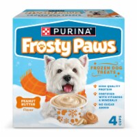 Purina Frosty Paws Peanut Butter Flavor Frozen Dog Treats, 4 Ct Perspective: Main