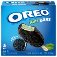 OREO® Mint Frozen Dessert Dairy Bars Perspective: Main