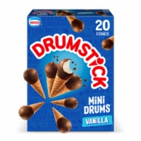 Drumstick Mini Drums Vanilla Frozen Dairy Dessert Cones Perspective: Main