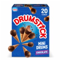 Drumstick Mini Drums Chocolate Dessert Cones Perspective: Main