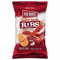 Herr's® Baby Back Ribs Potato Chips Perspective: Main