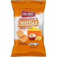 Herr's Horseradish & Cheddar Potato Chips Perspective: Main