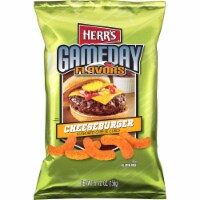 Herr's Gameday Cheeseburger Flavored Cheese Curls Perspective: Main