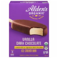 Alden's Organic Vanilla Dark Chocolate Ice Cream Bars