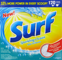Surf Sparkling Ocean Liquid Laundry Detergent Perspective: front