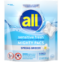 All® Sensitive Fresh™ Spring Breeze Mighty Pacs®
