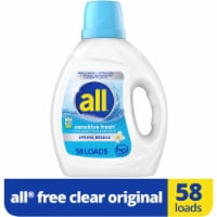 All® Free Clear Original Liquid Laundry Detergent Perspective: Main