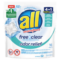 All Stainlifters Free Clear Odor Relief Mighty Pacs
