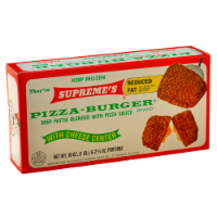 Supreme's Cheese Center Pizza Burgers