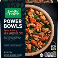 Healthy Choice Power Bowls Sweet & Zesty BBQ Seasoned Pork Frozen Meal Perspective: Main