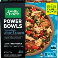 Healthy Choice Power Bowls Cajun-Style Chicken & Sausage Frozen Meal Perspective: Main