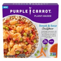 Purple Carrot® Sweet & Sour Cauliflower Plant Based Meal Perspective: Main