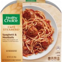 Healthy Choice Cafe Steamers Spaghetti & Meatballs Frozen Meal