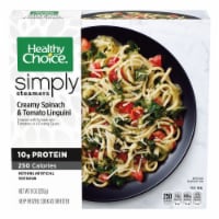 Healthy Choice Simply Steamers Creamy Spinach & Tomato Linguini Frozen Meal