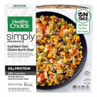 Healthy Choice Simply Steamers Southwest-Style Chicken Burrito Bowl Frozen Meal Perspective: Main