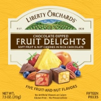 Liberty Orchards® Chocolate-Dipped Fruit Delights Holiday Candy Perspective: Main