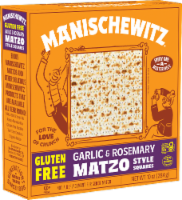 Manischewitz® Gluten Free Garlic Rosemary Matzo Square Perspective: Main