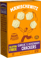 Manischewitz® Gluten Free Garlic And Rosemary Crackers Perspective: Main