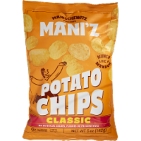 Manischewitz® Salted Thin Potato Chips Perspective: Main