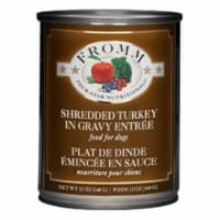 Fromm Pet Food FR11883 12 oz 4 Star Shredded Turkey Canned Dog Food - Case of 12