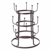 Design Imports Z01417 Rustic Bronze Vintage Mug Stand