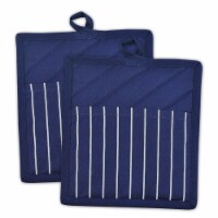 DII Nautical Blue Stripe Chef Potholder (Set of 2)