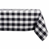 DII Black Buffalo Check Tablecloth