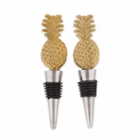 DII Gold Pineapple Bottle Stopper (Set of 2)