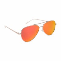 Design Imports Z02134-FNSKU DII Aviator Sunglasses Sunset, Red