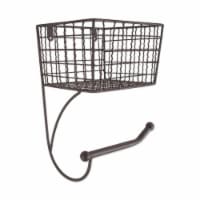 Design Imports Z02230 Rustic Bronze Farmhouse Toilet Paper Holder