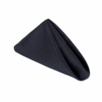 Design Imports FBA43766 18 x 18 in. Black Commercial Quality Napkin - Set of 12