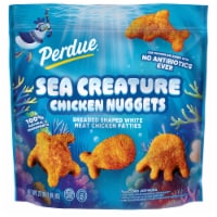 Perdue Fun Shaped Frozen Fully Cooked Chicken Breast Sea Creatures Nuggets Perspective: Main