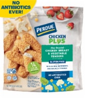 Perdue® Chicken Plus® Gluten-Free Frozen Fully Cooked Rice Breaded Chicken Breast Tenders Perspective: Main