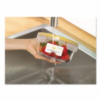 White Dissolvable Labels w/ Sure Feed, 1.25 x 2.38, White, 90/PK